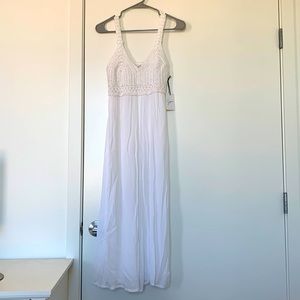 Crochet and cotton jumpsuit 🤍